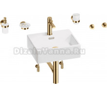 Комплект 9 в 1 Wellsee Graceful Pro 201006628 белый, золото