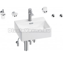 Комплект 9 в 1 Wellsee Graceful Pro 201006646 белый, хром