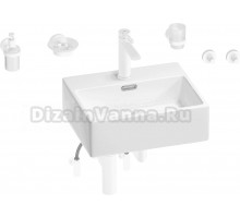 Комплект 9 в 1 Wellsee Graceful Pro 201006650 белый, матовый белый