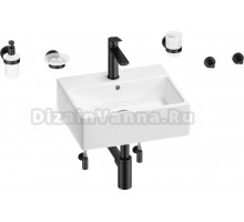 Комплект 9 в 1 Wellsee Graceful Pro 201006652 белый, черный матовый