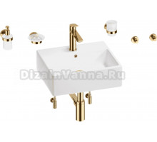 Комплект 9 в 1 Wellsee Graceful Pro 201006653 белый, золото