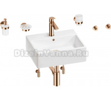 Комплект 9 в 1 Wellsee Graceful Pro 201006654 белый, розовое золото