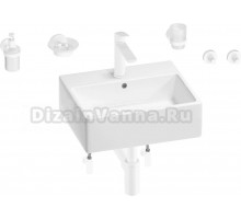 Комплект 9 в 1 Wellsee Graceful Pro 201006655 белый, матовый белый