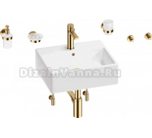 Комплект 9 в 1 Wellsee Graceful Pro 201006658 белый, золото