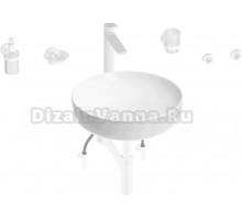 Комплект 9 в 1 Wellsee Chalice Perfection 201006190 глянцевый белый, матовый белый