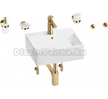 Комплект 9 в 1 Wellsee Graceful Pro 201006663 белый, золото