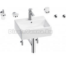 Комплект 9 в 1 Wellsee Graceful Pro 201006671 белый, хром