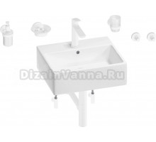 Комплект 9 в 1 Wellsee Graceful Pro 201006675 белый, матовый белый