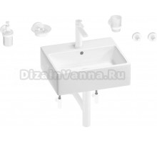 Комплект 9 в 1 Wellsee Graceful Pro 201006680 белый, матовый белый