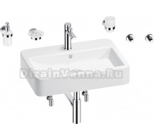 Комплект 9 в 1 Wellsee Halcyon 201006586 белый, хром