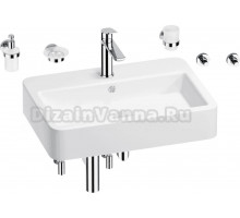 Комплект 9 в 1 Wellsee Halcyon 201006591 белый, хром