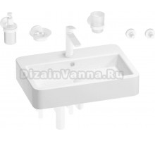 Комплект 9 в 1 Wellsee Halcyon 201006595 белый, матовый белый