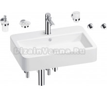 Комплект 9 в 1 Wellsee Halcyon 201006596 белый, хром