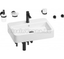 Комплект 9 в 1 Wellsee Halcyon 201006597 белый, черный матовый