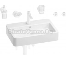 Комплект 9 в 1 Wellsee Halcyon 201006600 белый, матовый белый