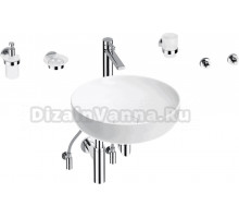 Комплект 9 в 1 Wellsee Chalice Perfection 201006211 глянцевый белый, хром