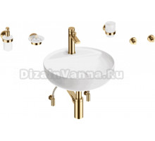 Комплект 9 в 1 Wellsee Chalice Perfection 201006233 глянцевый белый, золото