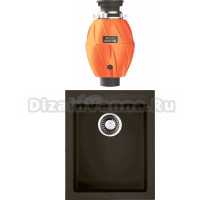 Комплект Мойка Omoikiri Bosen 41-DC, темный шоколад + Измельчитель Nagare 500