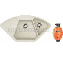 Комплект Мойка Omoikiri Yonaka 98-C, пастила + Измельчитель Nagare 500