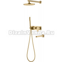 Душевой комплект Boheme Spectre 454-2-MG С ВНУТРЕННЕЙ ЧАСТЬЮ, matt gold