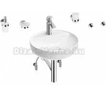 Комплект 9 в 1 Wellsee Chalice Perfection 201006246 глянцевый белый, хром