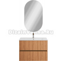 Мебель для ванной комнаты Art&Max Elegant 80 подвесная, бран