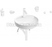 Комплект 9 в 1 Wellsee Chalice Perfection 201006250 глянцевый белый, матовый белый