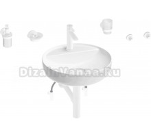 Комплект 9 в 1 Wellsee Chalice Perfection 201006255 глянцевый белый, матовый белый