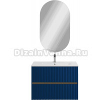 Мебель для ванной комнаты Art&Max Elegant 80 подвесная, сапфир