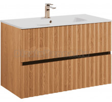 Тумба под раковину без столешницы Art&Max Elegant 90 подвесная, бран