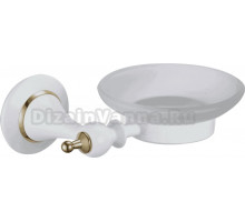 Мыльница Savol 69 w S-06959W настенная, стеклянная, белая