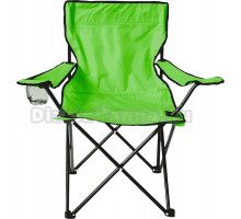 Садовое кресло DASWERK 680048 с подстаканником в чехле, зеленое