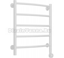 Полотенцесушитель электрический Стилье Формат 12 30512-6050 65x55 см, подключение справа, матовый белый, лесенка