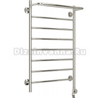 Полотенцесушитель электрический Стилье Формат 20 00520-8050 85x55 см, подключение справа, без покрытия, лесенка, с полкой