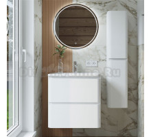 Мебель для ванной комнаты Itana Roberto 60 подвесная, эмаль белый глянец