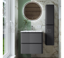 Мебель для ванной комнаты Itana Roberto 60 подвесная, графит