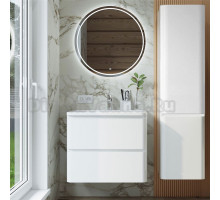 Мебель для ванной комнаты Itana Roberto 70 подвесная, эмаль белый глянец