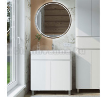 Мебель для ванной комнаты Itana Roberto 80 напольная, эмаль белый глянец