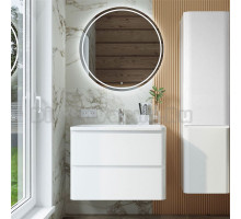 Мебель для ванной комнаты Itana Roberto 80 подвесная, эмаль белый глянец