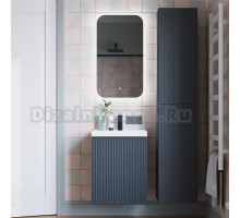 Мебель для ванной комнаты Itana Kate 50 подвесная, антрацит, с дверкой