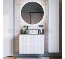 Мебель для ванной комнаты Itana Kate 80 подвесная, бланж, со столешницей