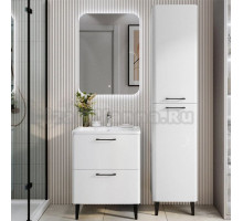 Мебель для ванной комнаты Itana Nais 2.0 60 напольная, белая матовая