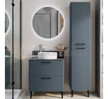 Мебель для ванной комнаты Itana Nais 2.0 70 напольная, антрацит, со столешницей