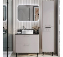 Мебель для ванной комнаты Itana Nais 2.0 80 напольная, керамик, со столешницей