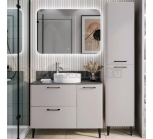 Мебель для ванной комнаты Itana Nais 2.0 100 напольная, керамик, со столешницей