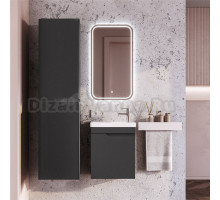Мебель для ванной комнаты Itana Sky 45 подвесная, графит