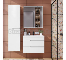 Мебель для ванной комнаты Itana Sky 70 подвесная, белый глянец