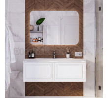 Мебель для ванной комнаты Itana Verona 2.0 120 подвесная, эмаль белая матовая