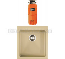 Комплект Мойка Omoikiri Bosen 47-CH, шампань + Измельчитель Nagare slim 1250