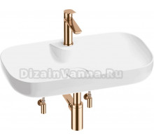 Комплект 5 в 1 Wellsee Croquis 2.0 201004104 глянцевый белый, розовое золото